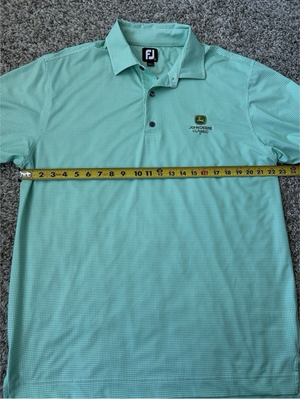 FootJoy x John Deere Classic 50th Anniversary Men's Green Golf Polo - Picture 7 of 8